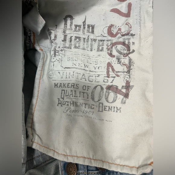 Vintage Polo Ralph Lauren Men’s Jeans 40x30 Straight Leg Relaxed Fit 100% Cotton - Picture 5 of 10